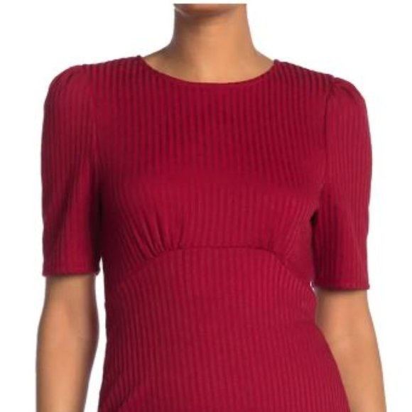 Max & Ash Short Sleeve Knit Sheath Mini Dress S - Picture 2 of 14